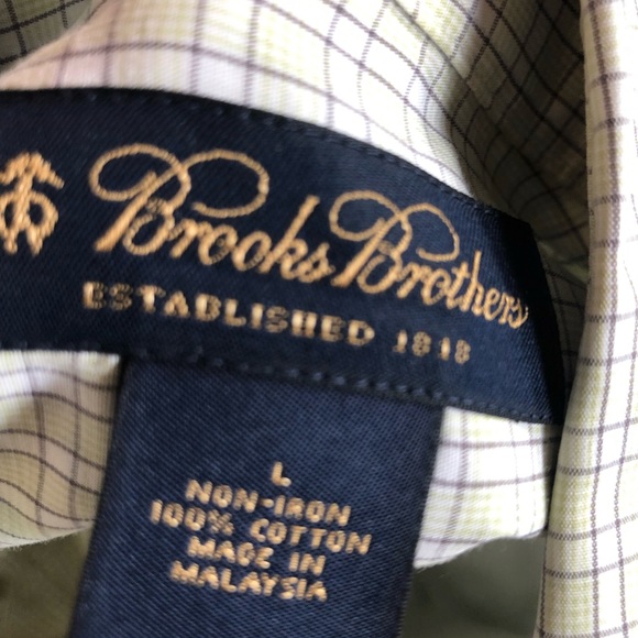 2 Brooks Brothers large Non iron shirts - Picture 1 of 4